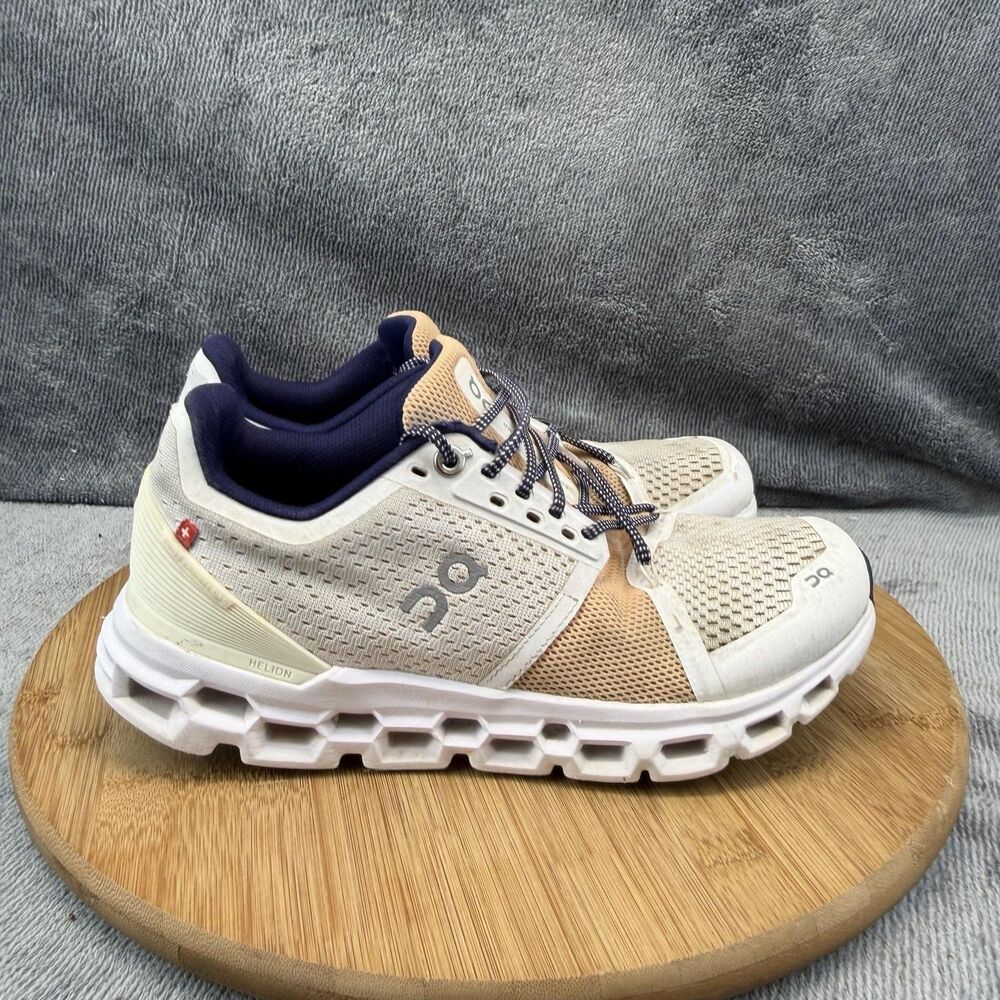 On Cloudswift CloudTec Shoes Womens Size 6.5 Beige Running Athletic Sneakers